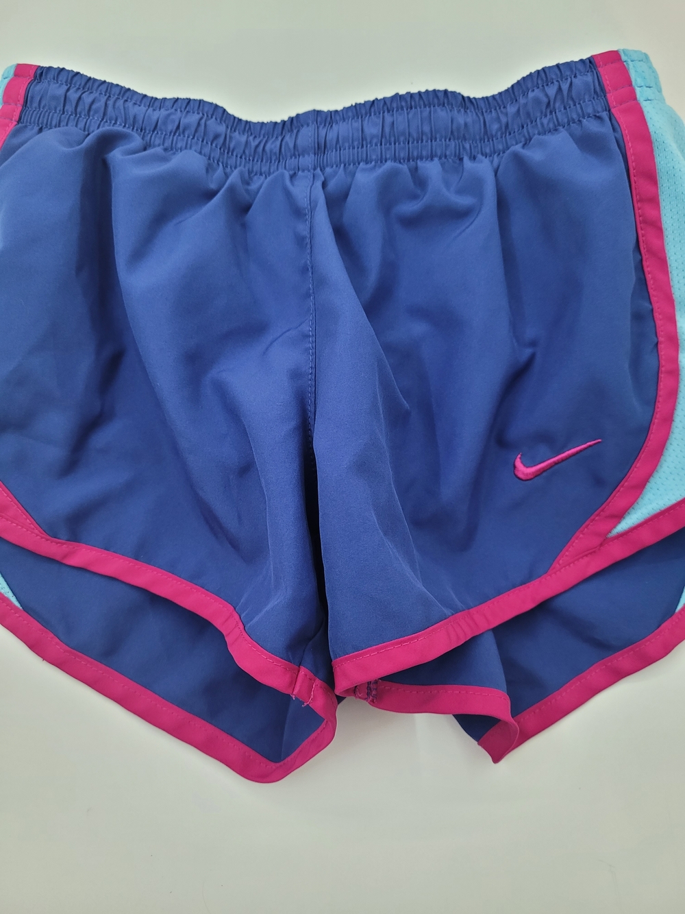 Nike Women’s Blue and Pink Dri-FIT Running Shorts